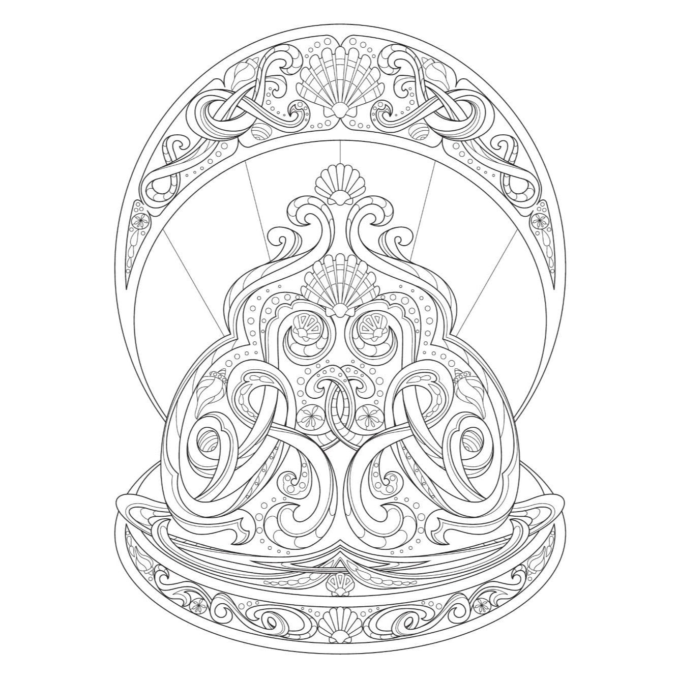 Creative Haven Celtic Nature Designs Coloring Book