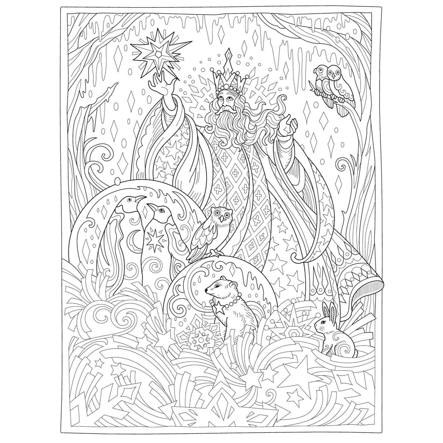 Creative Haven Enchanted Coloring Book