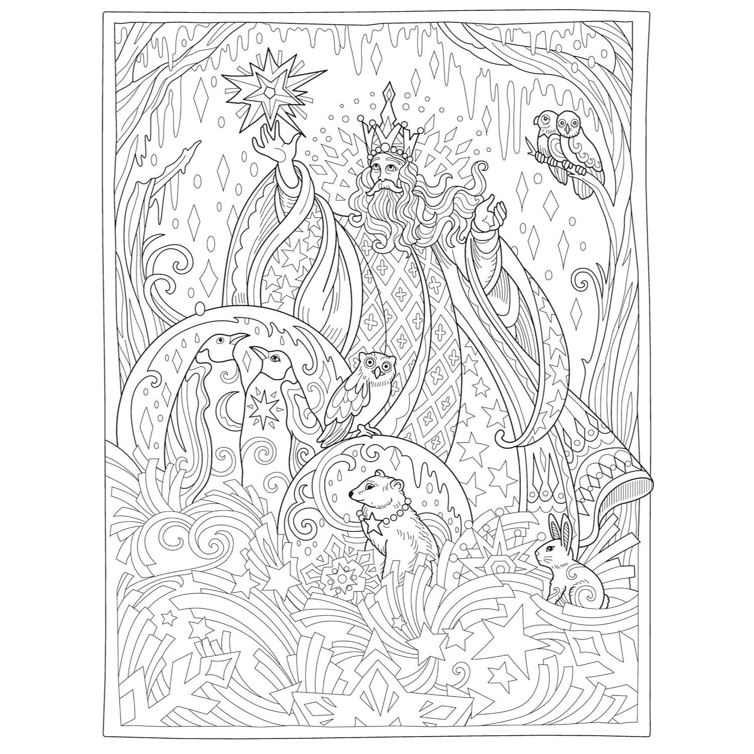 Creative Haven Enchanted Coloring Book
