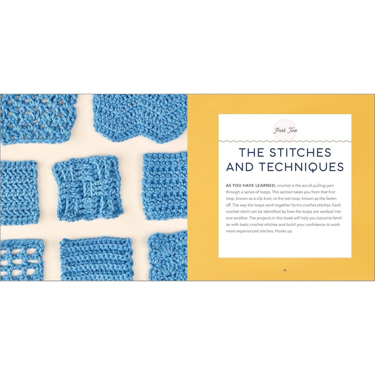 Crochet for Beginners: A Stitch Dictionary with Step-By-Step Illustrations and 10 Easy Projects (Spiral Bound)