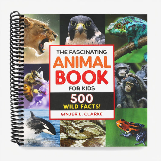 The Fascinating Animal Book for Kids: 500 Wild Facts! (Spiral Bound)