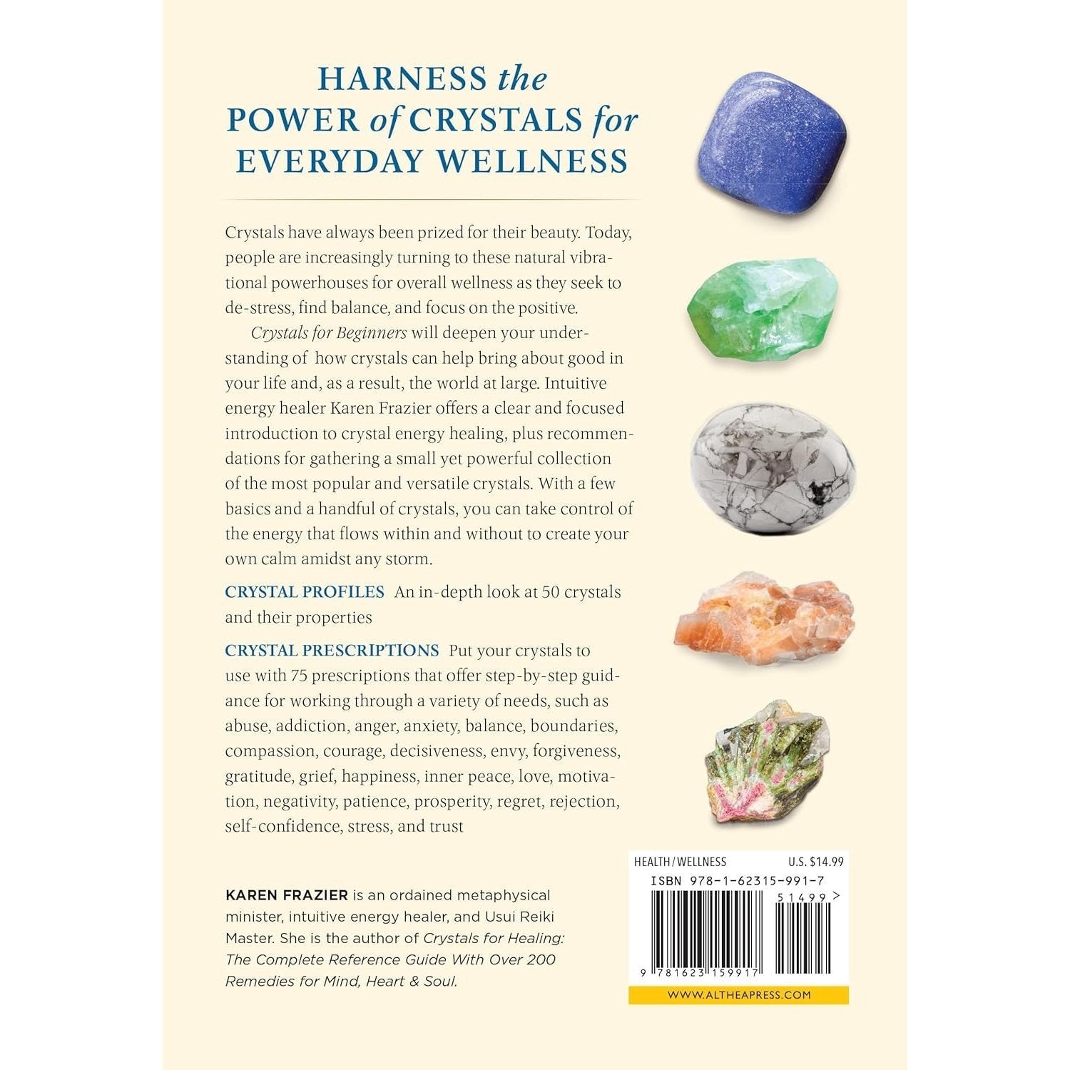 Crystals for Beginners: The Guide to Get Started with the Healing Power of Crystals (Spiral Bound)