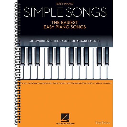 Simple Songs - The Easiest Easy Piano Songs (Spiral Bound)
