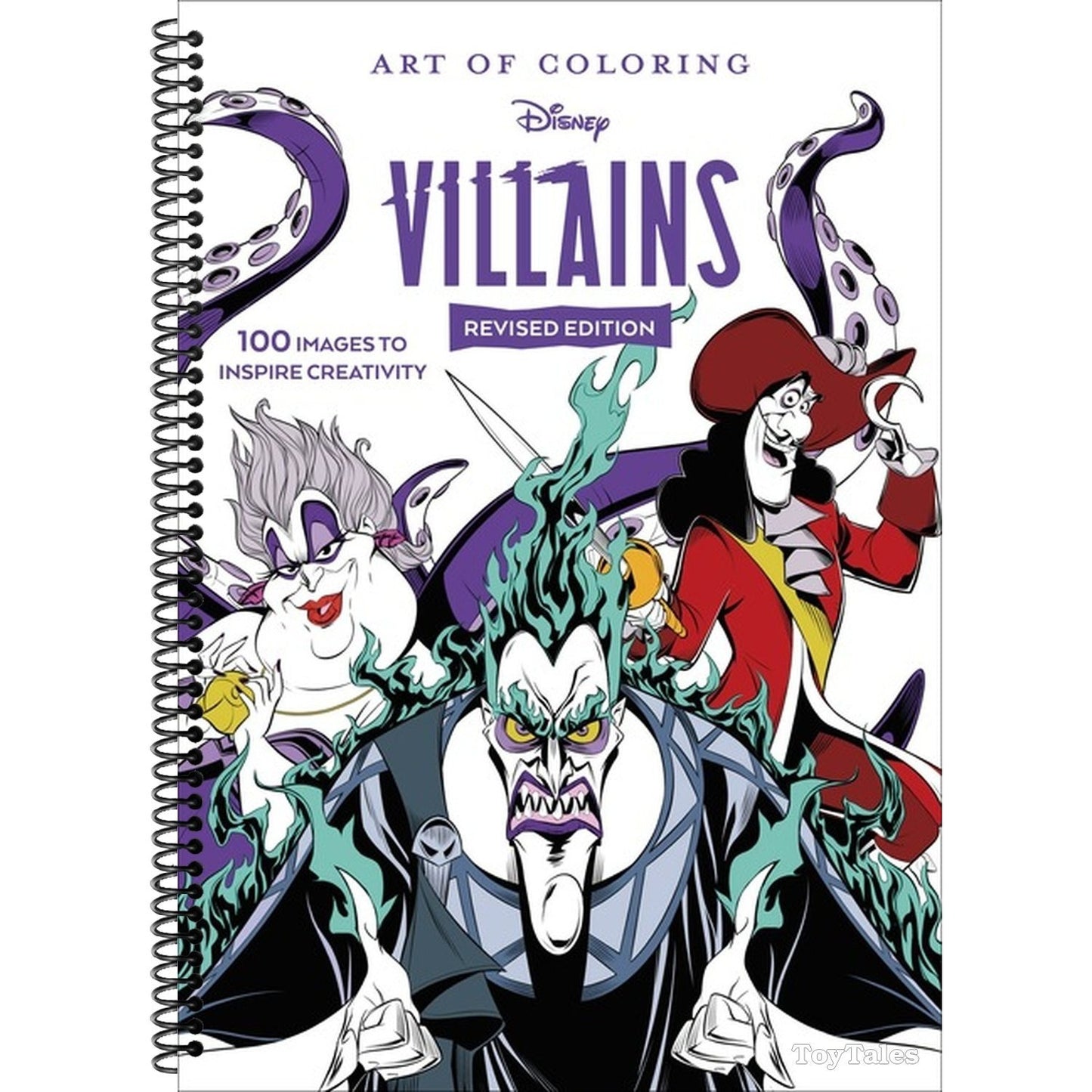 Art of Coloring: Disney Villains (Spiral Bound)