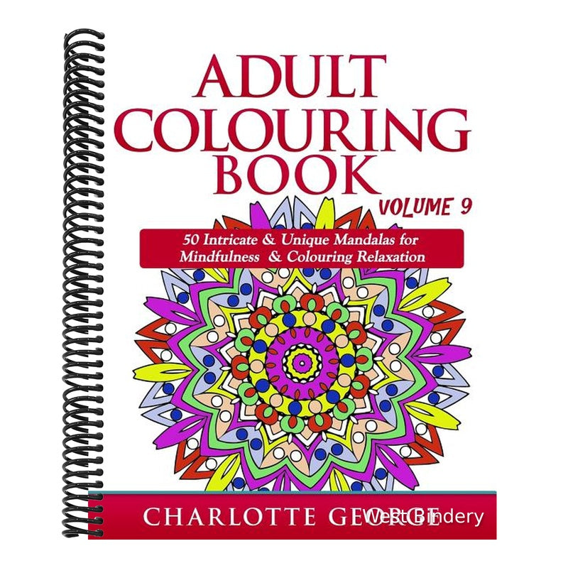 Adult Colouring Book - Volume 9: 50 Unique & Intricate Mandalas for Mindfulness & Colouring Relaxation