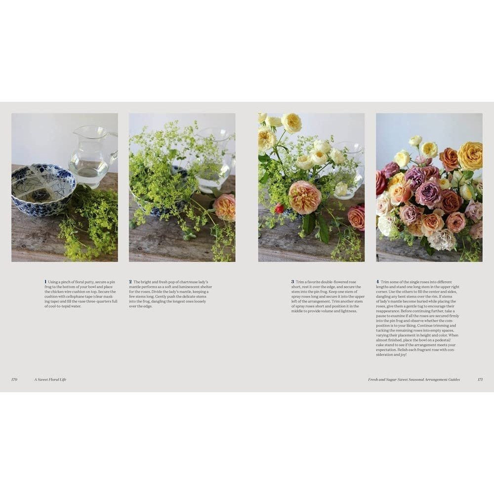 A Sweet Floral Life: Romantic Arrangements for Fresh and Sugar Flowers [A Floral Décor Book] (Spiral Bound)