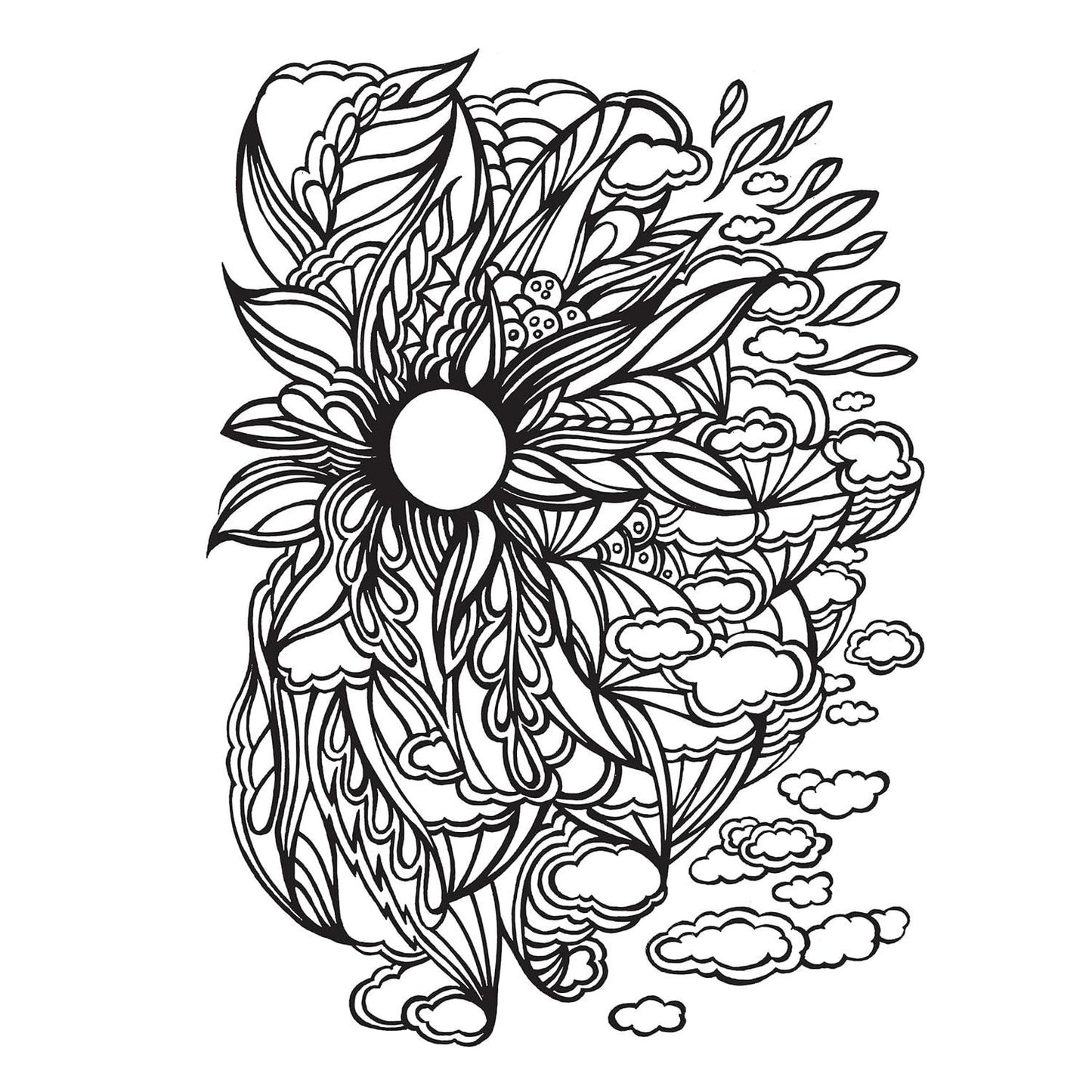 Creative Haven Sunrise Sunset Coloring Book