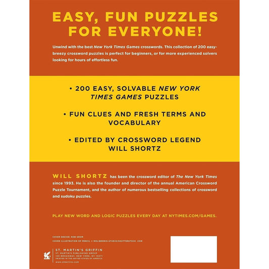 New York Times Games Essential Easy Crosswords Volume 3: 200 Simple Puzzles
