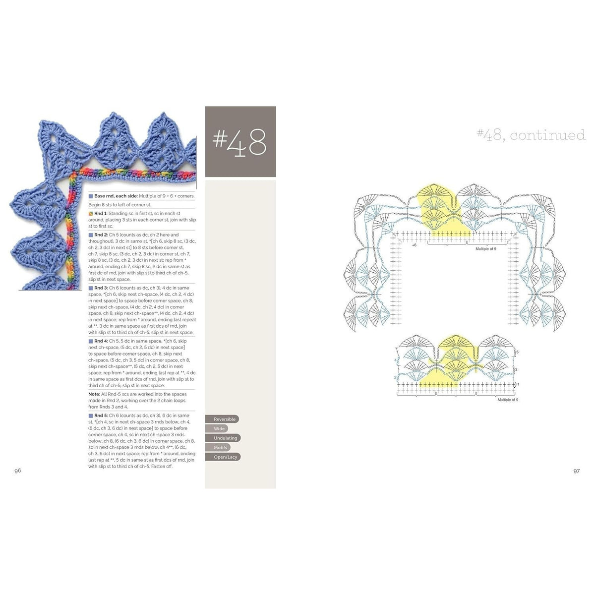 Every Which Way Crochet Borders: 139 Patterns for Customized Edgings (Spiral Bound)