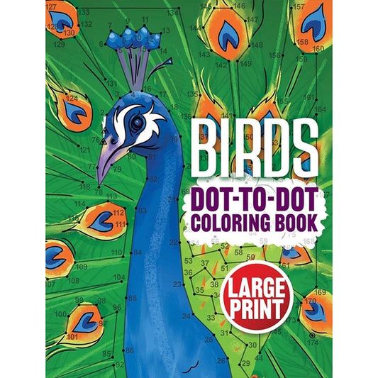 Birds Dot-To-Dot Coloring Book