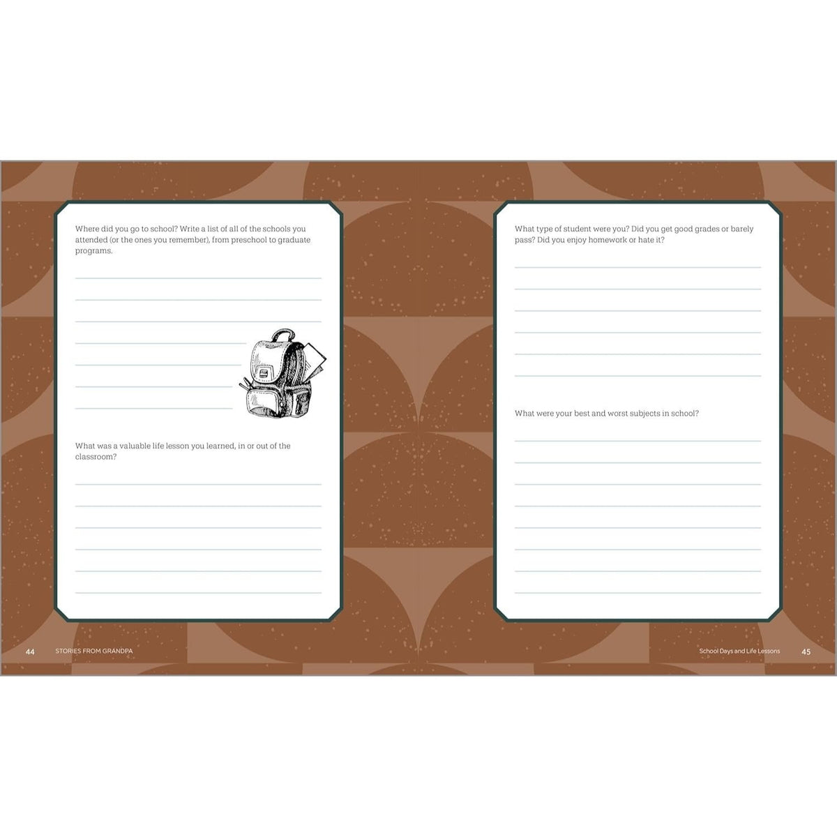 Stories from Grandpa: A Fill-In Journal and Family Keepsake