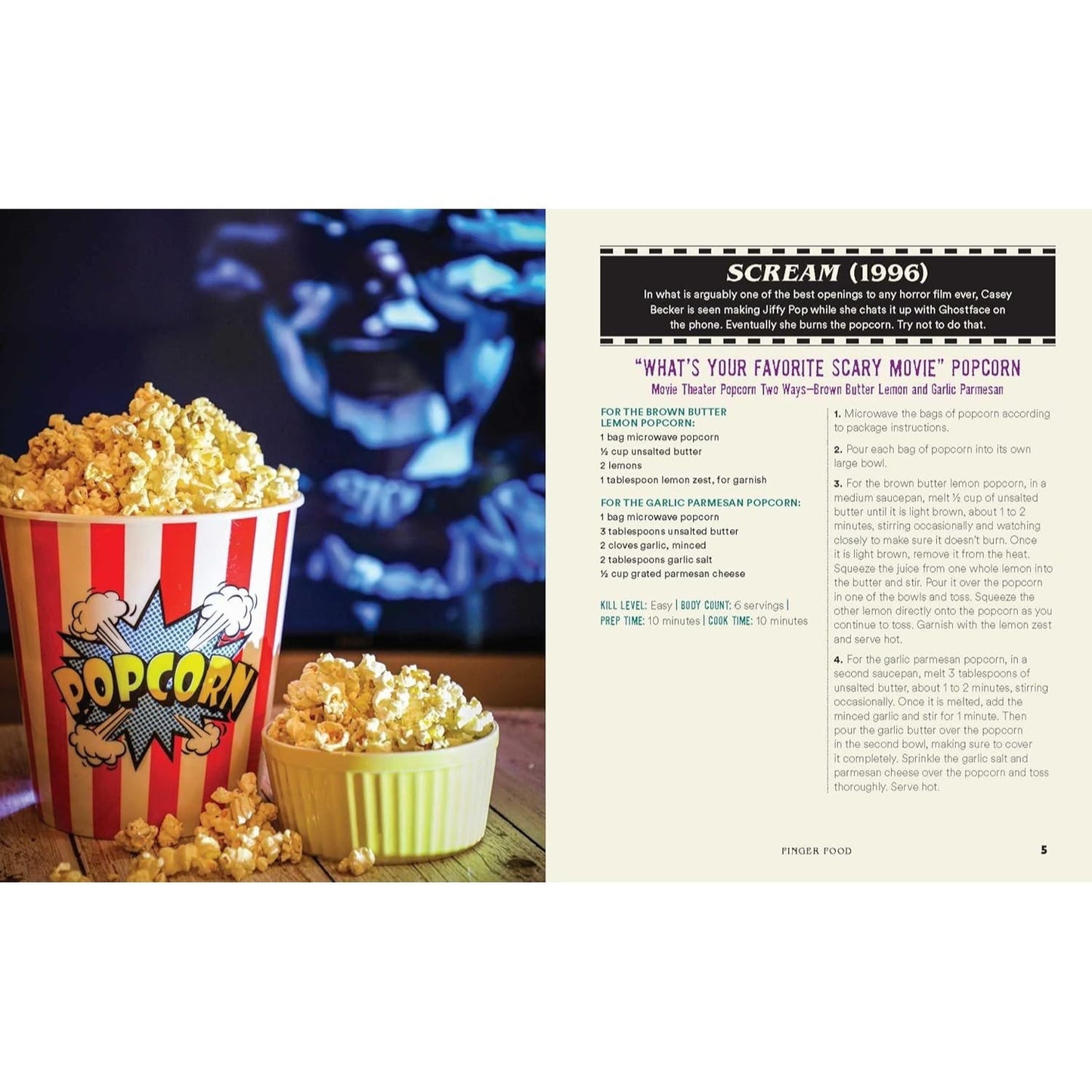 The Horror Movie Night Cookbook: 60 Deliciously Deadly Recipes Inspired by Iconic Slashers, Zombie Films, Psychological Thrillers, Sci-Fi Spooks, and More