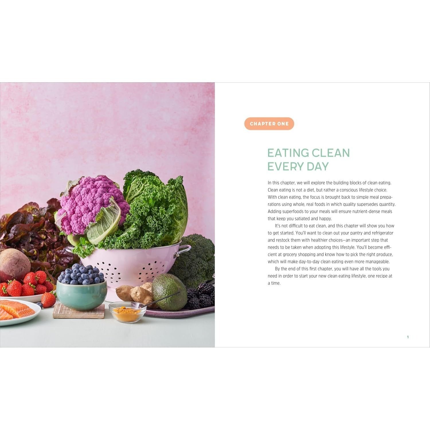 5-Ingredient Clean Eating Cookbook: 125 Simple Recipes to Nourish and Inspire (Spiral Bound)