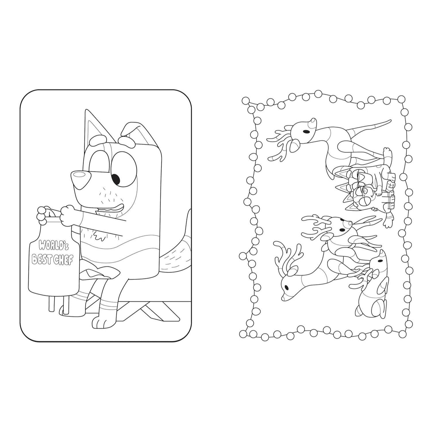 Bluey: Merry Christmas: A Coloring Book | Spiraled by Spiraling Freedom® (Spiral Bound)