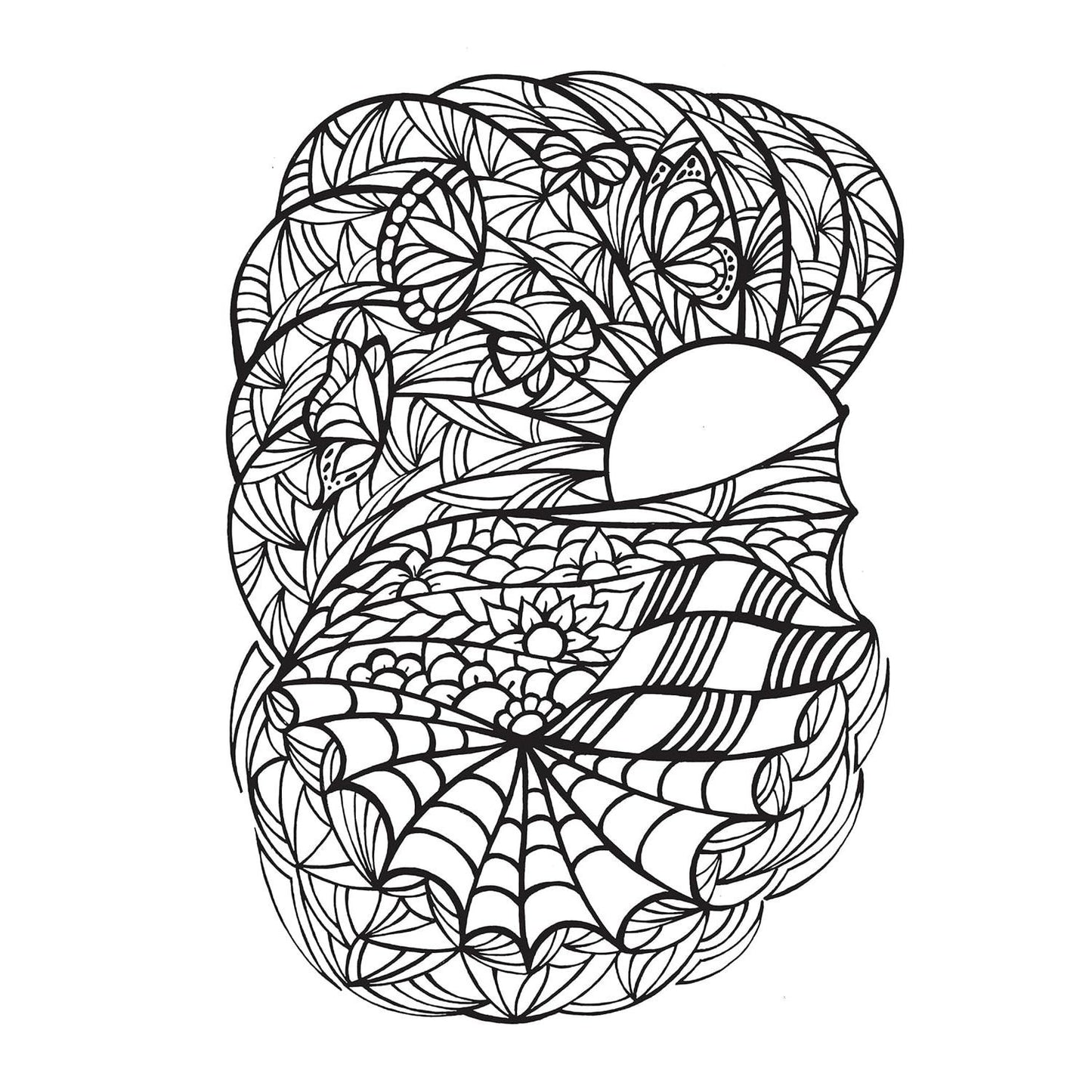 Creative Haven Sunrise Sunset Coloring Book