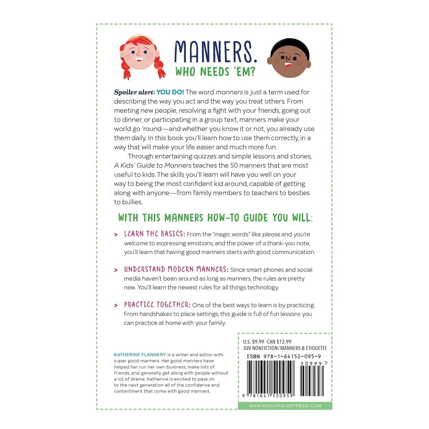 A Kids' Guide to Manners: 50 Fun Etiquette Lessons for Kids (and Their Families)