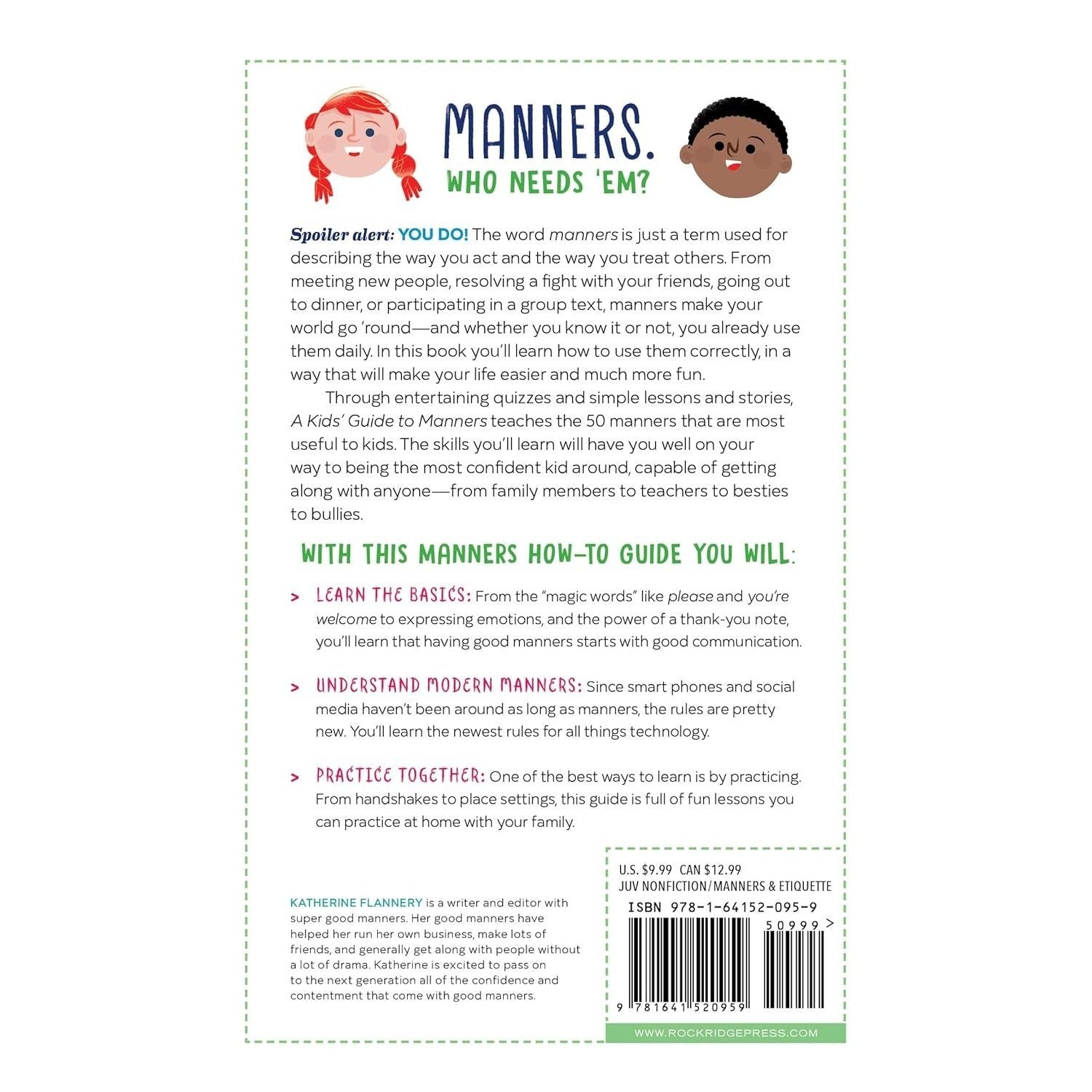A Kids' Guide to Manners: 50 Fun Etiquette Lessons for Kids (and Their Families)