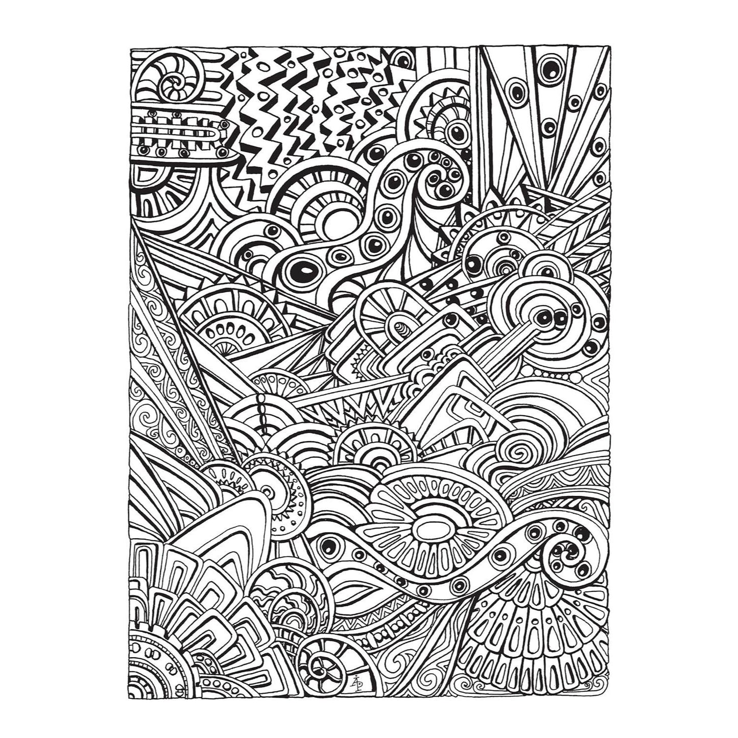 Creative Haven Entangled Coloring Book
