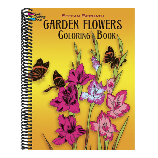 Garden Flowers Coloring Book