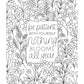 On the Bright Side Coloring Book: Floral Patterns to Help You Relax, Unwind, and Focus on the Good