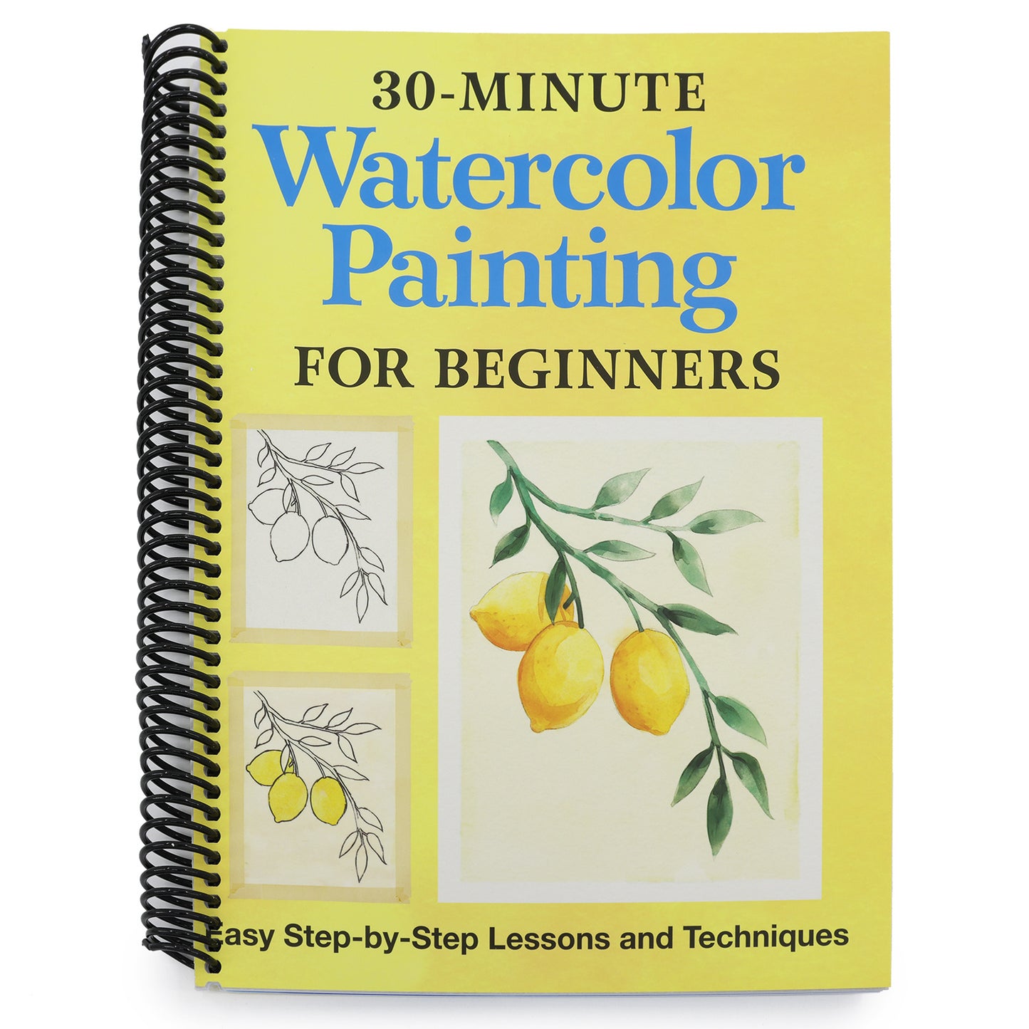 30-Minute Watercolor Painting for Beginners: Easy Step-By-Step Lessons and Techniques (Spiral Bound)
