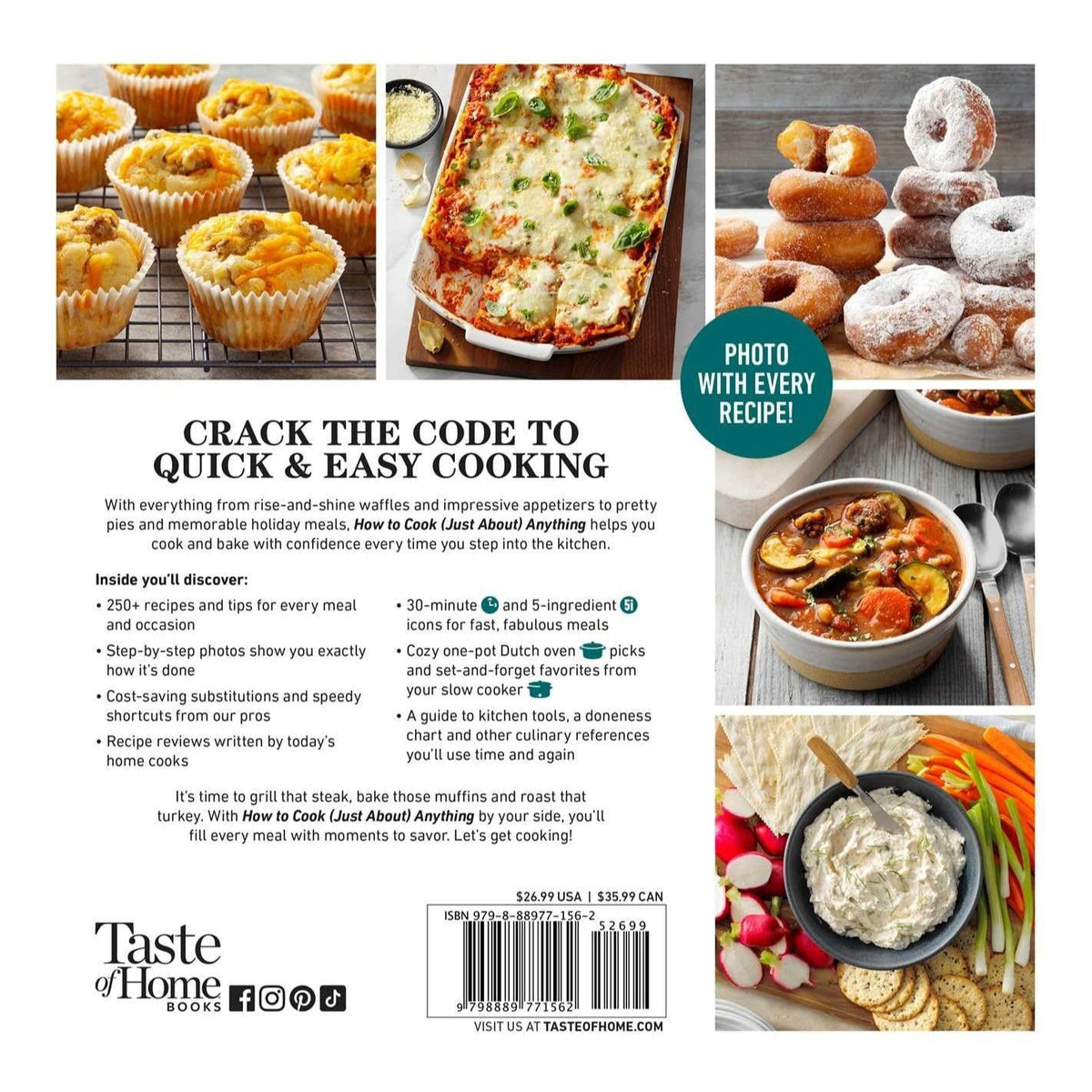 Taste of Home How to Cook (Just About) Anything: 200+ Easy Recipes, Step-By-Step Instructions & Full-Color Photos