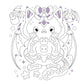 Manga Sparkle: Creepy Cute: An Enchanting & Shimmery Anime & Manga Style Coloring Book