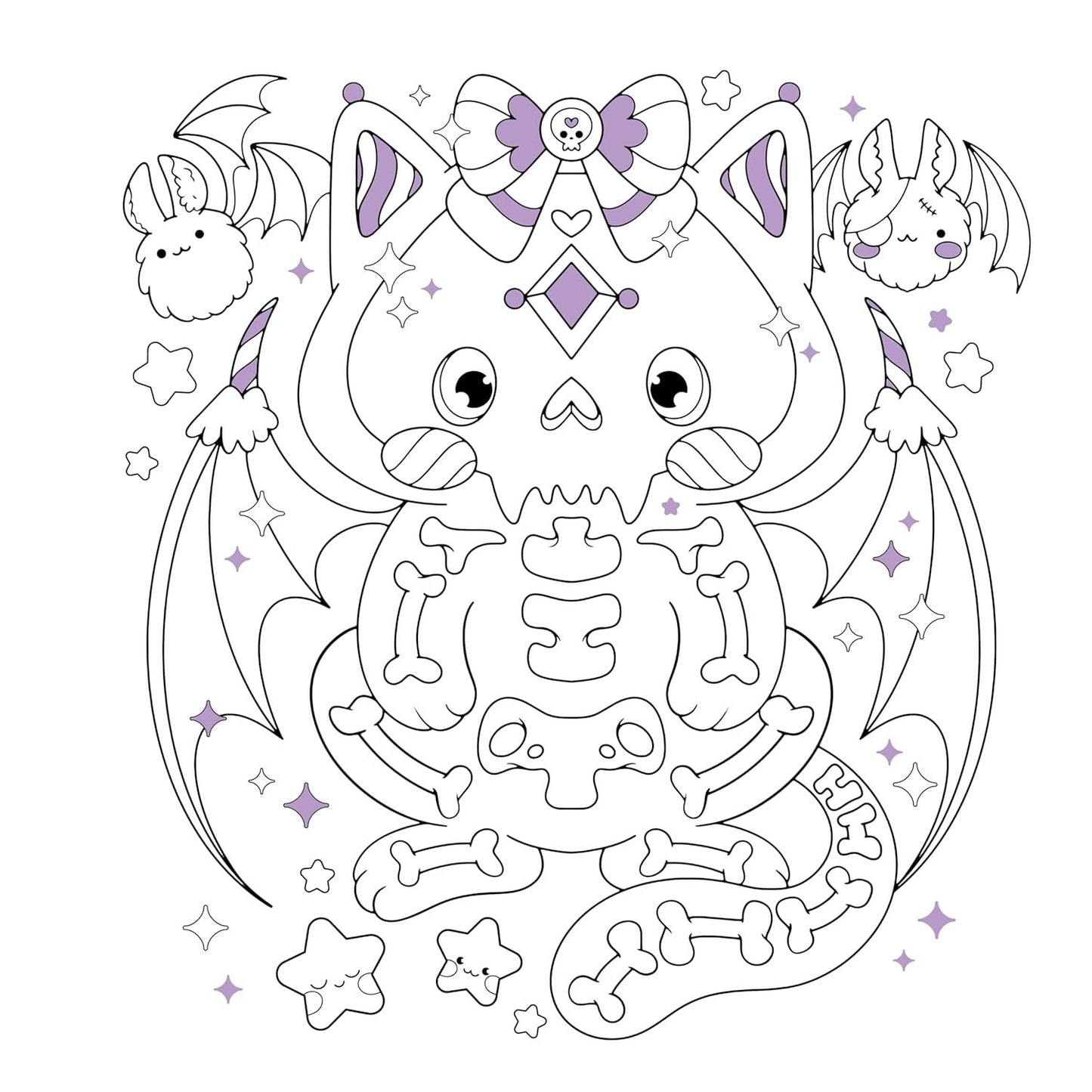 Manga Sparkle: Creepy Cute: An Enchanting & Shimmery Anime & Manga Style Coloring Book