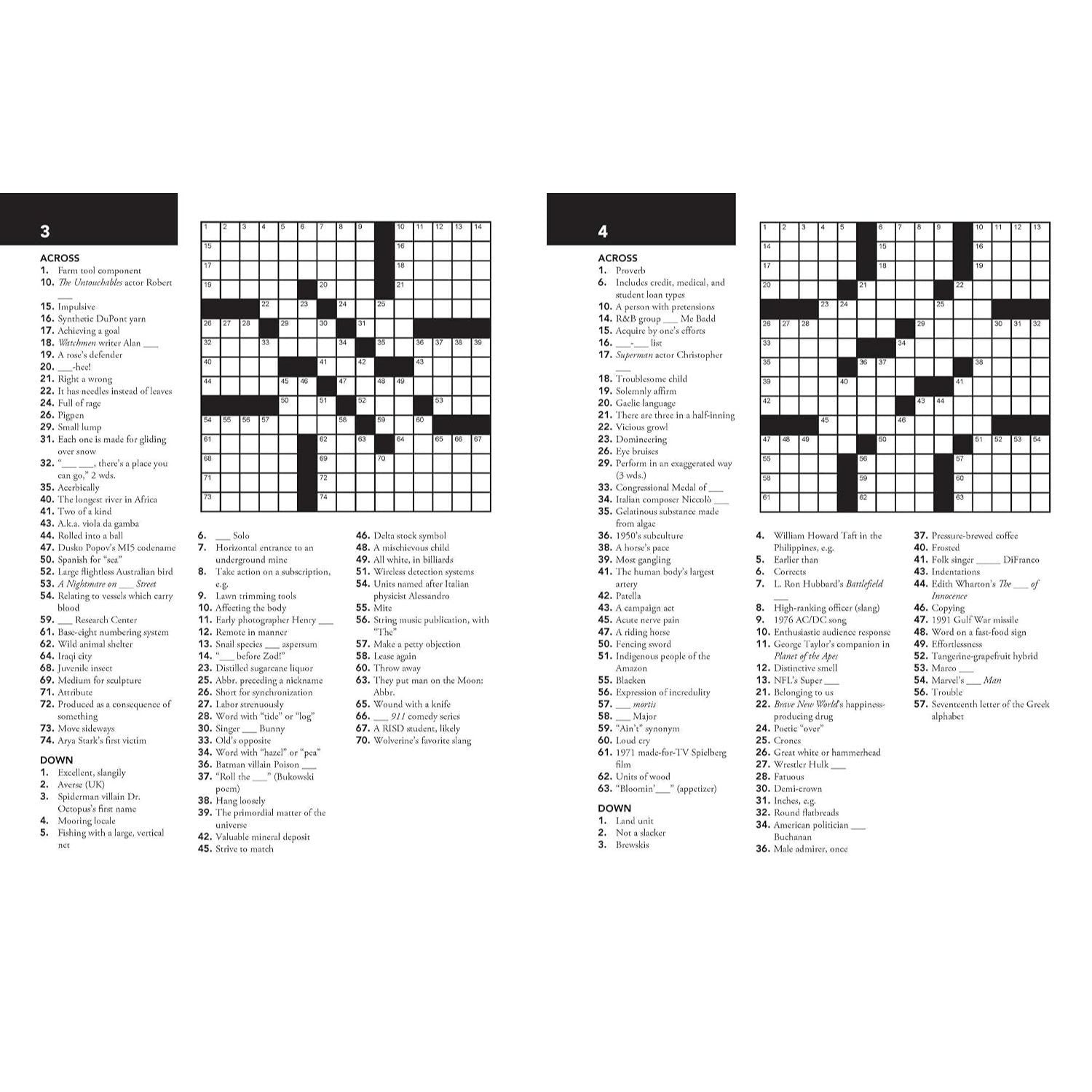 World Almanac Book of Crosswords