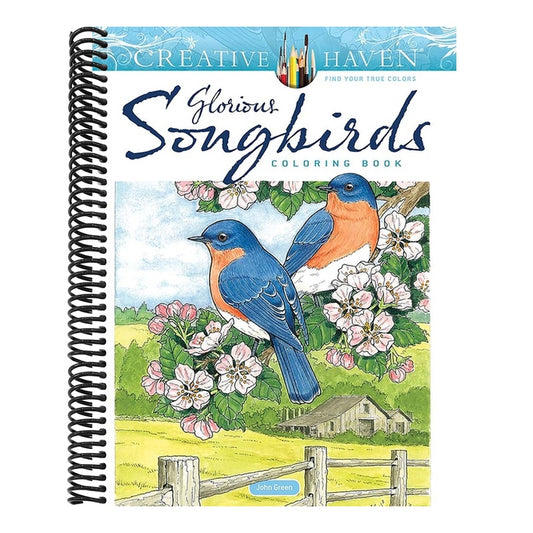 Creative Haven Glorious Songbirds Coloring Book