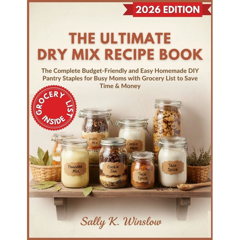The Ultimate Dry Mix Recipe Book: The Complete Budget-Friendly and Easy Homemade DIY Pantry Staples for Busy Moms with Grocery List to Save Time & Money