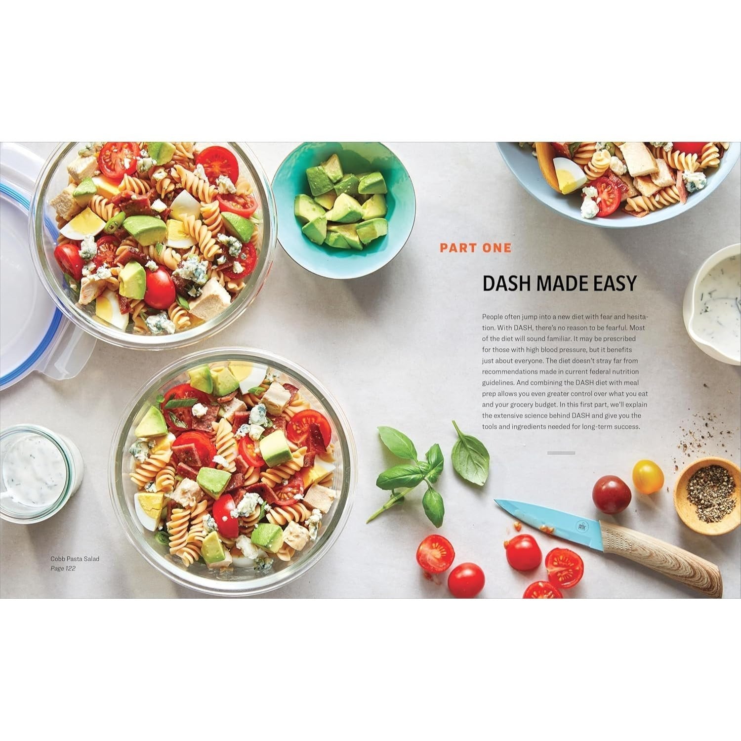 Dash Diet Meal Prep: 100 Healthy Recipes and 6 Weekly Plans (Spiral Bound)