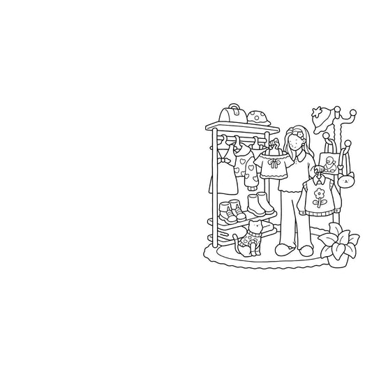 Girl Moments: Coloring Book for Adults and Kids (Cozy Spaces Coloring) (Spiral Bound)