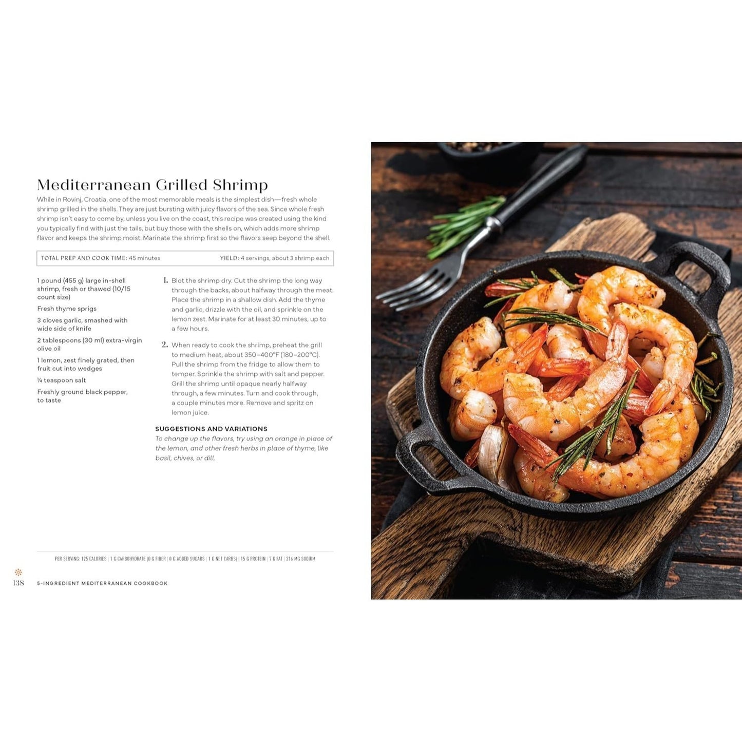 5-Ingredient Mediterranean Cookbook: Amazingly Healthy Quick-Fix Meals