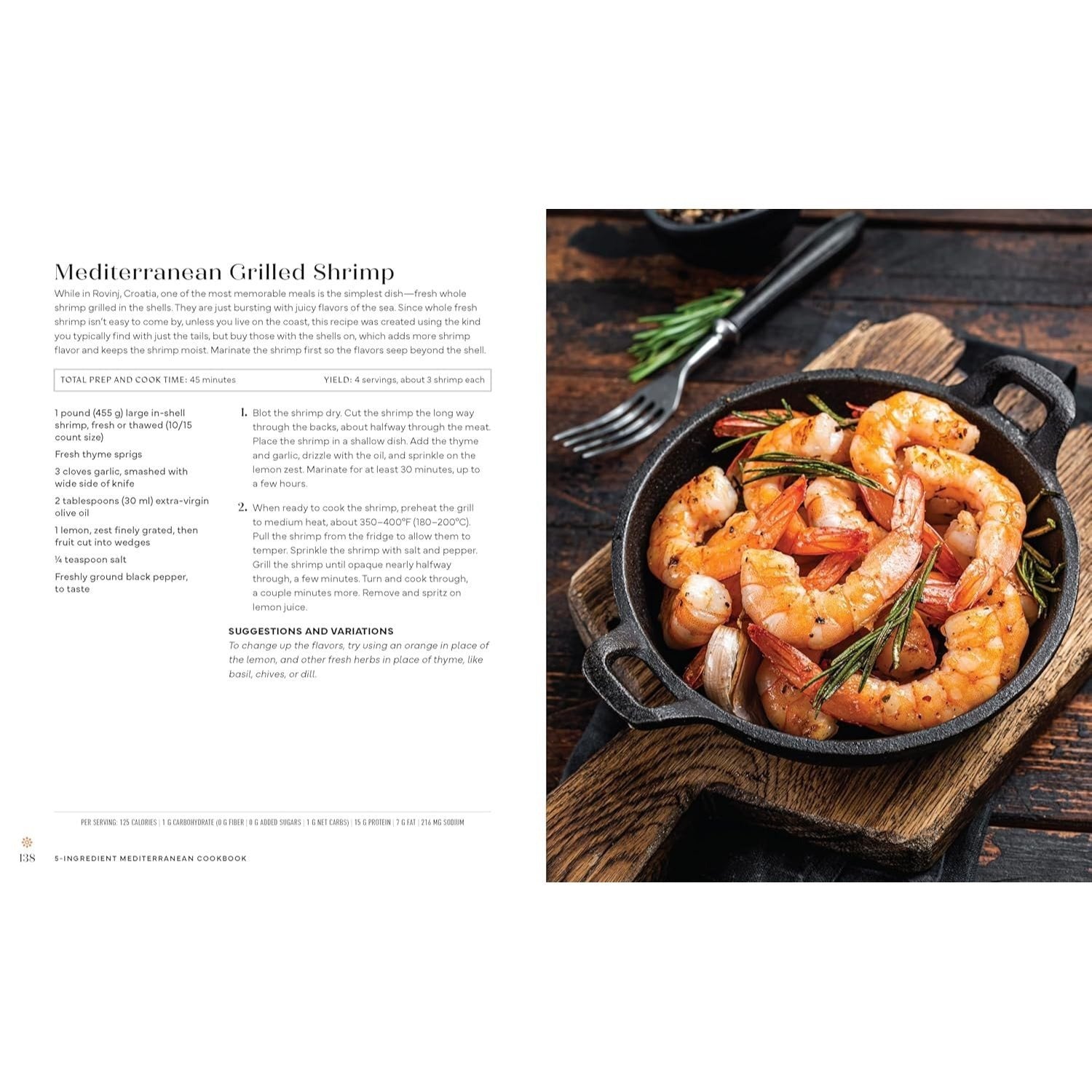 5-Ingredient Mediterranean Cookbook: Amazingly Healthy Quick-Fix Meals