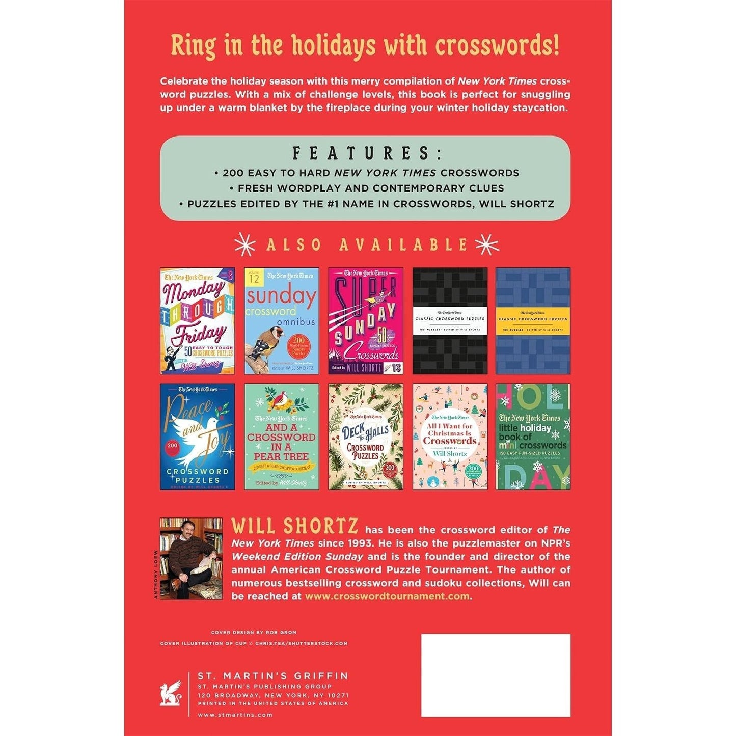 The New York Times Holidays at Home Crosswords: 200 Easy to Hard Puzzles