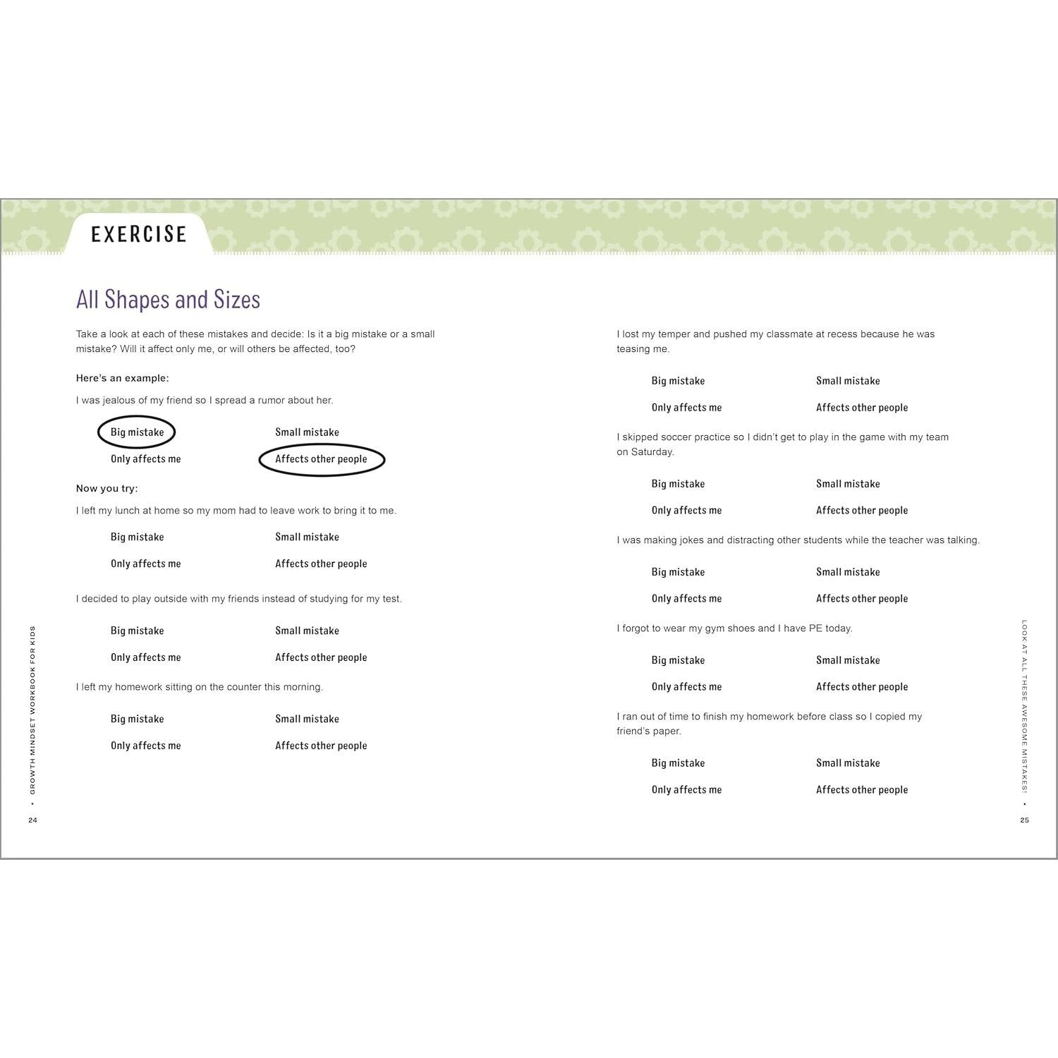 Growth Mindset Workbook for Kids: 55 Fun Activities to Think Creatively, Solve Problems, and Love Learning (Spiral Bound)