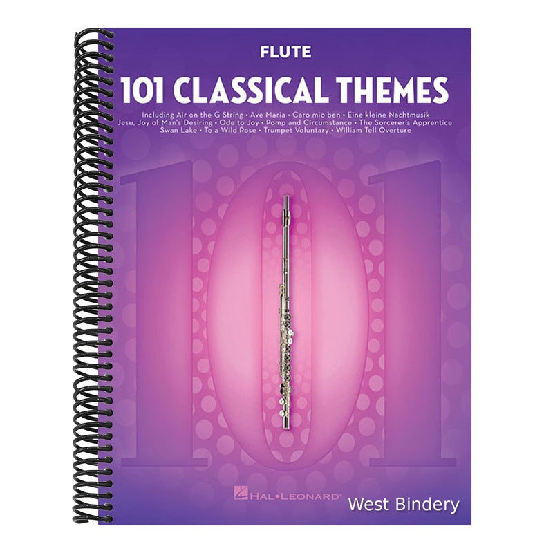101 Classical Themes Flute Sheet Music Essential Repertoire for Flute Players Solo Instrumental Folio with Classical Favorites