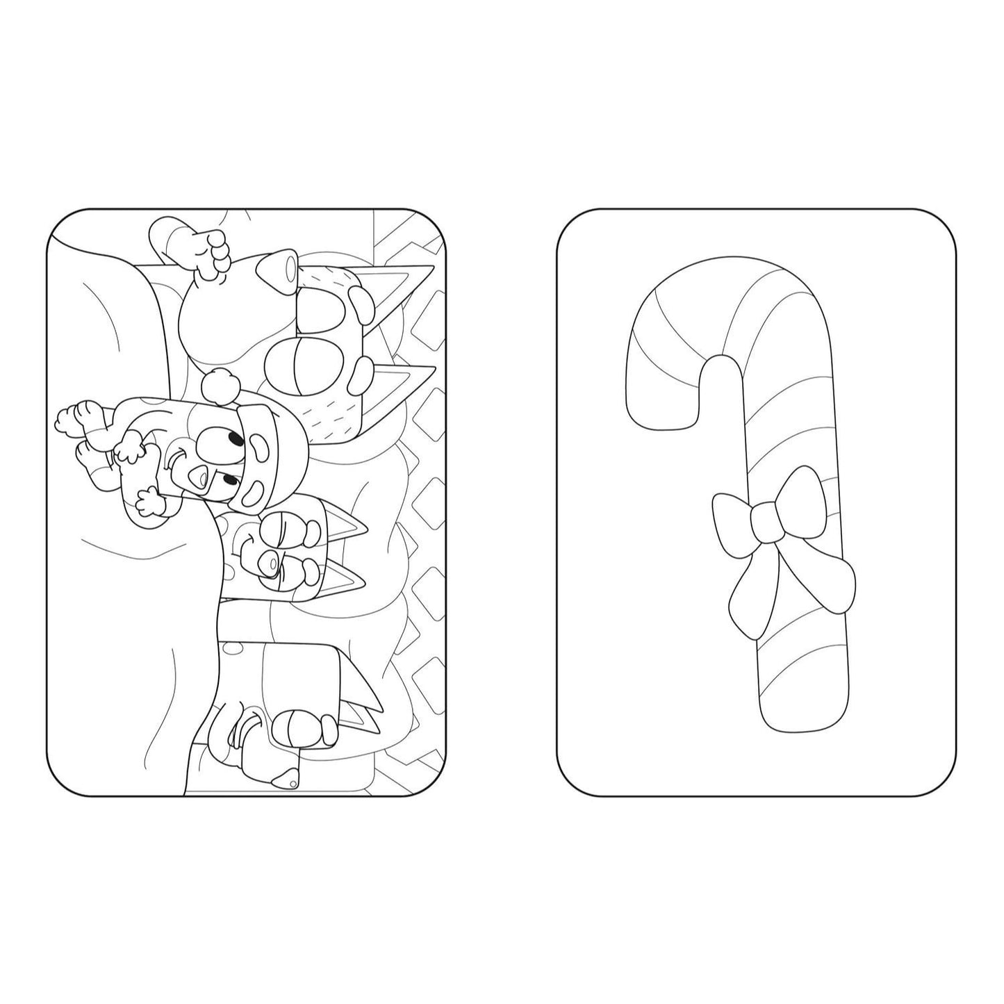 Bluey: Merry Christmas: A Coloring Book | Spiraled by Spiraling Freedom® (Spiral Bound)