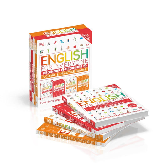 English for Everyone Beginner Box Set (Spiral Bound)