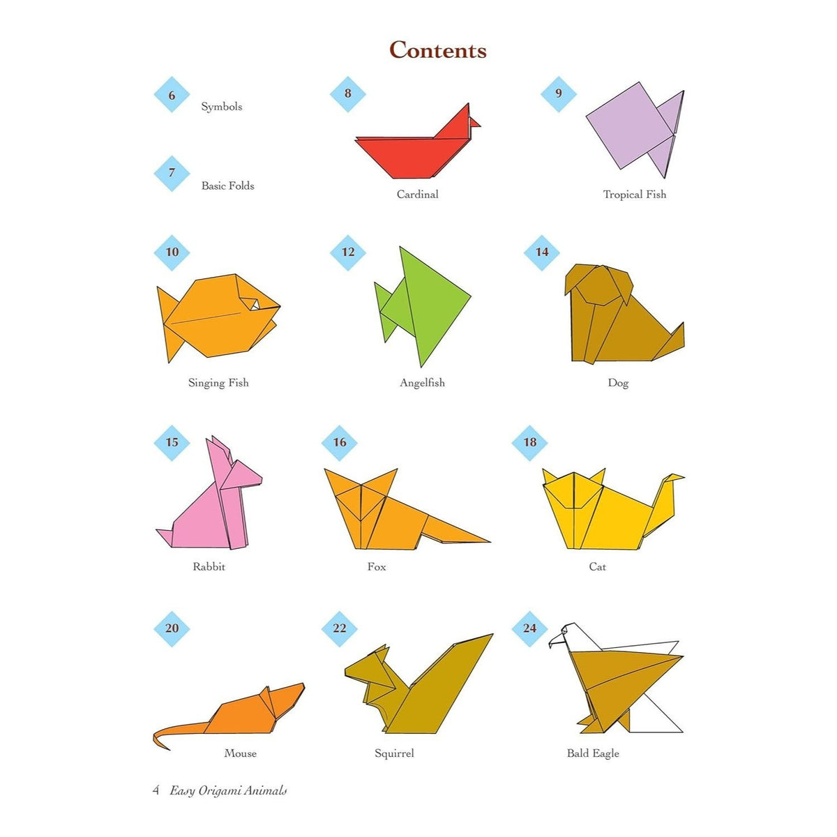 Easy Origami Animals