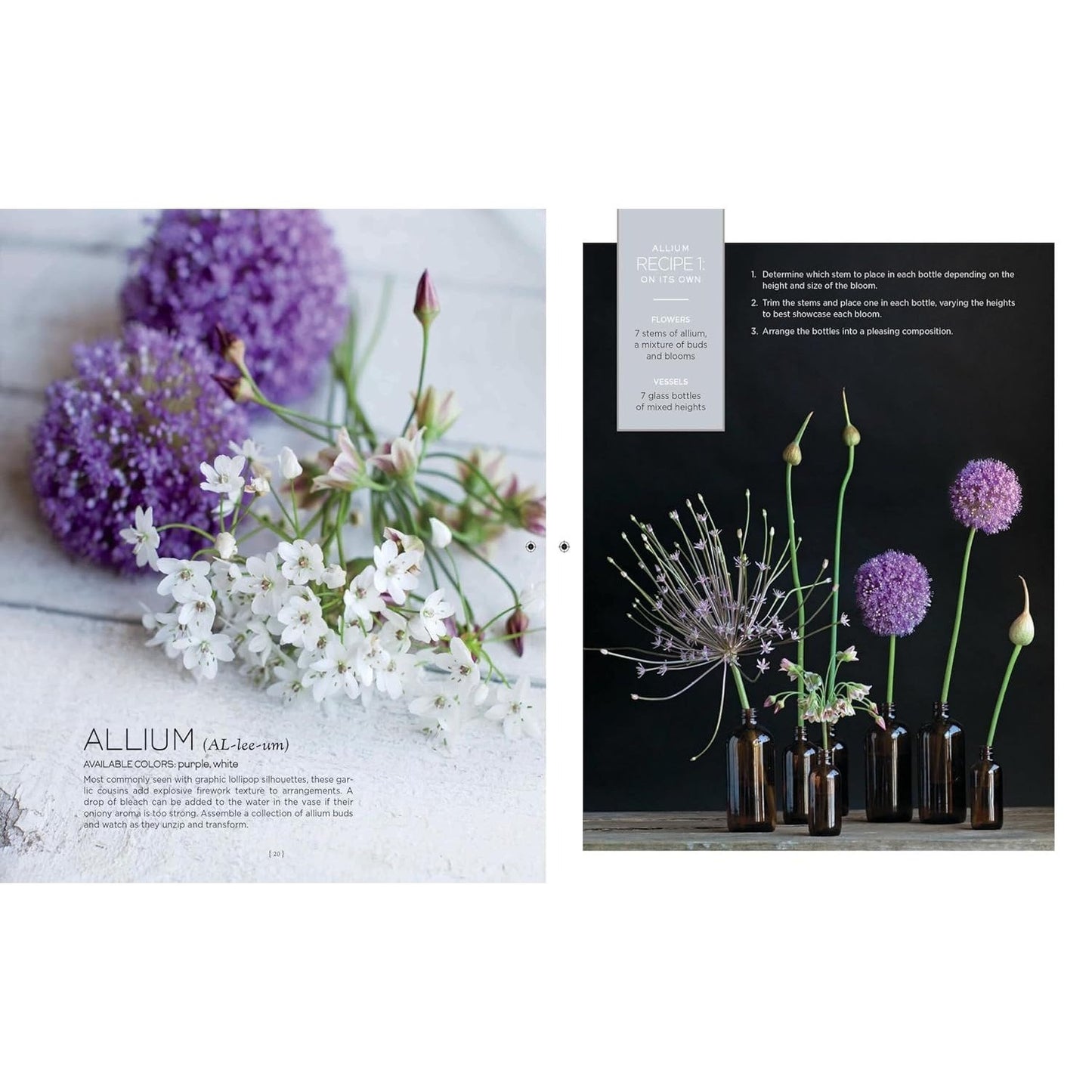 The Flower Recipe Book: 100 Magical, Sculptural, Seasonal Arrangements (Spiral Bound)