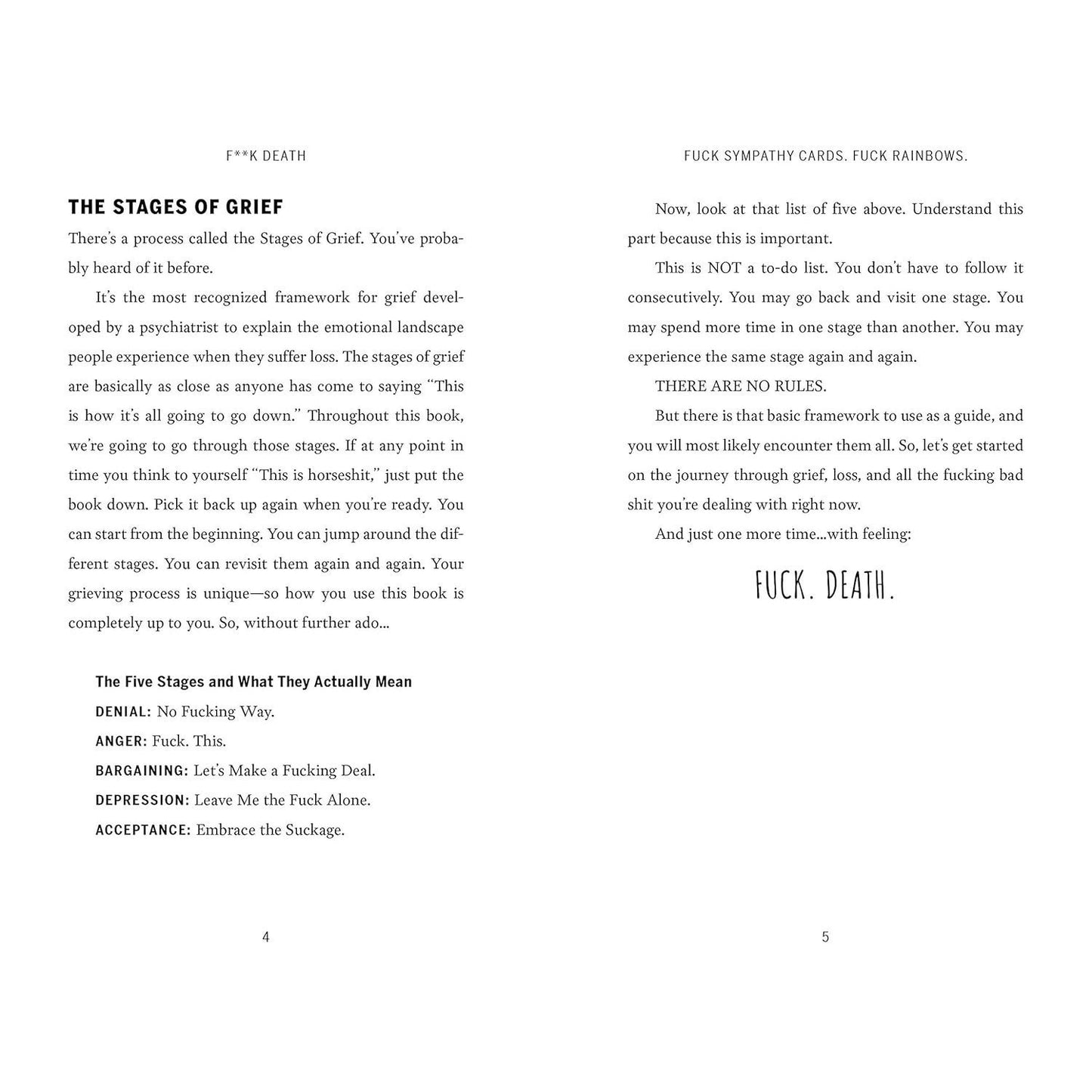 Hardcore Grief Recovery: An Honest Guide to Getting Through Grief Without the Condolences, Sympathy, and Other Bs (Spiral Bound)