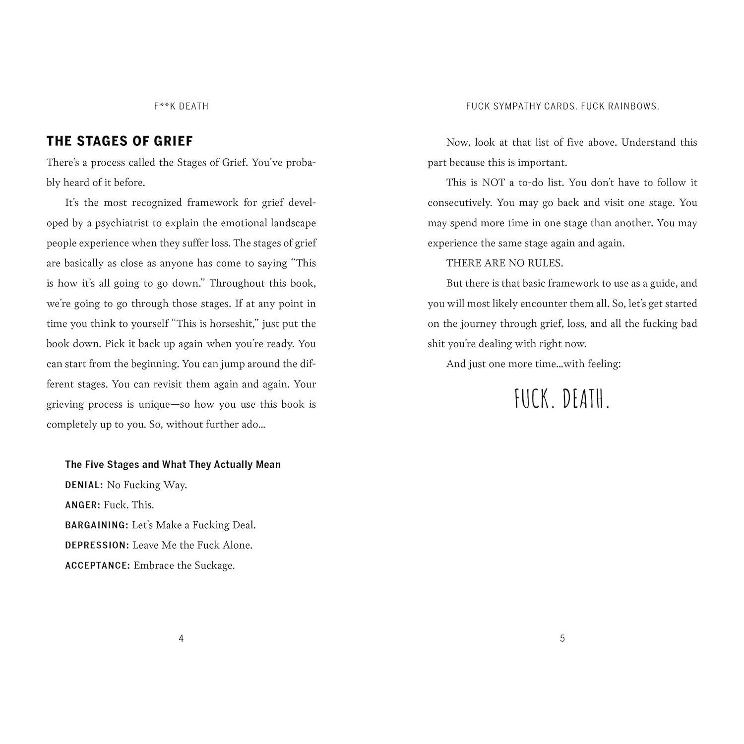 Hardcore Grief Recovery: An Honest Guide to Getting Through Grief Without the Condolences, Sympathy, and Other Bs (Spiral Bound)