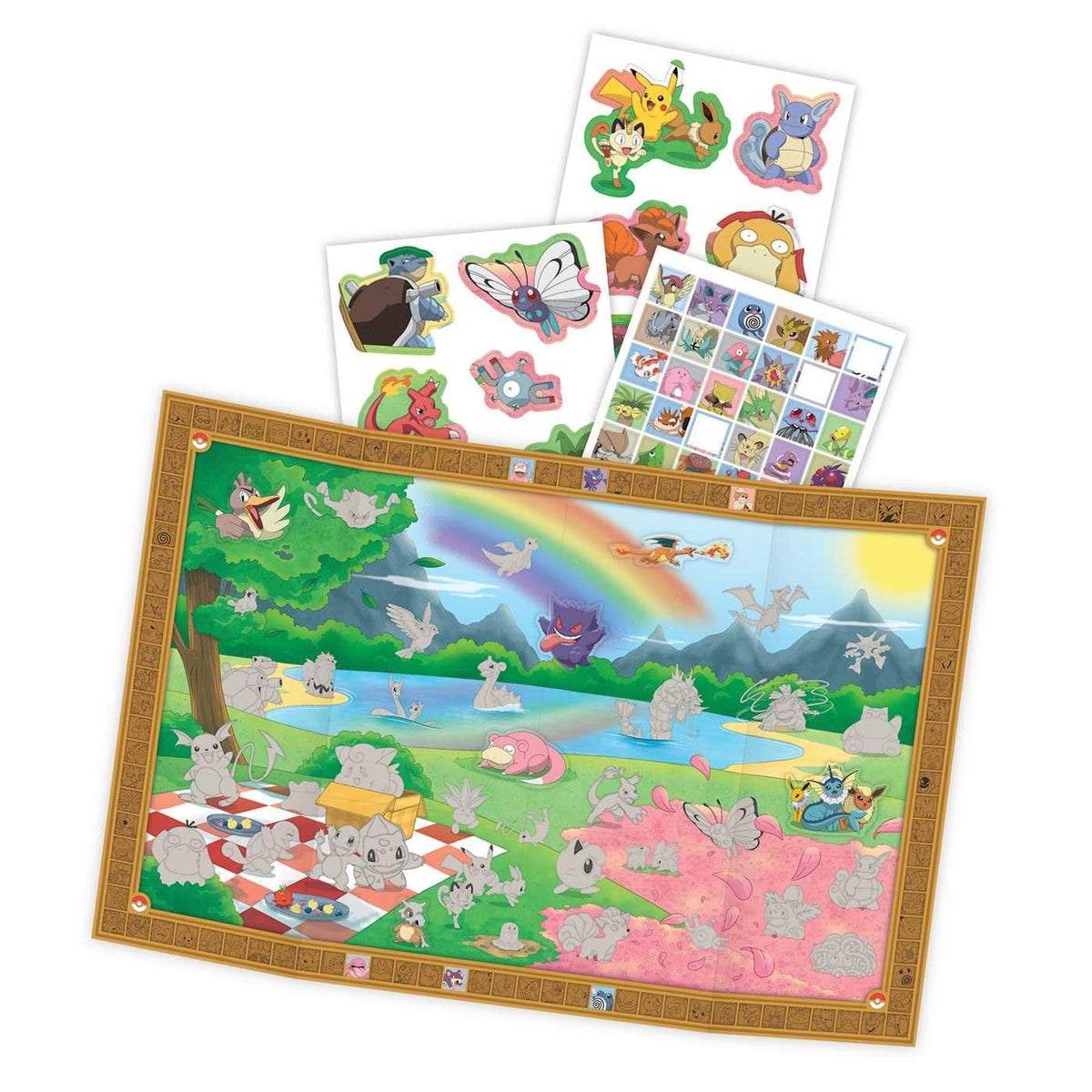 Pokémon the Official Sticker Book of the Kanto Region: The Original 151 (Pokemon Pikachu Press) (Spiral Bound)