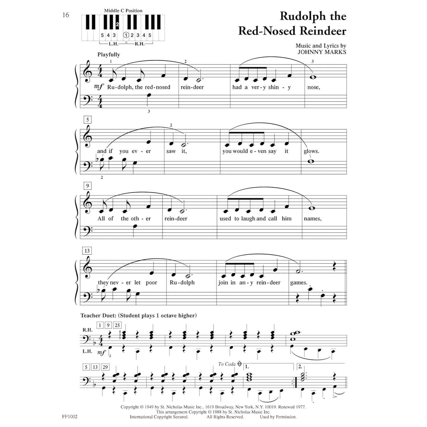 Playtime Piano: Christmas Level 1 Beginner Holiday Sheet Music for Kids Early Elementary Piano Songbook with Popular Carols and Christmas Classics Fab (Other)
                       , (Other)