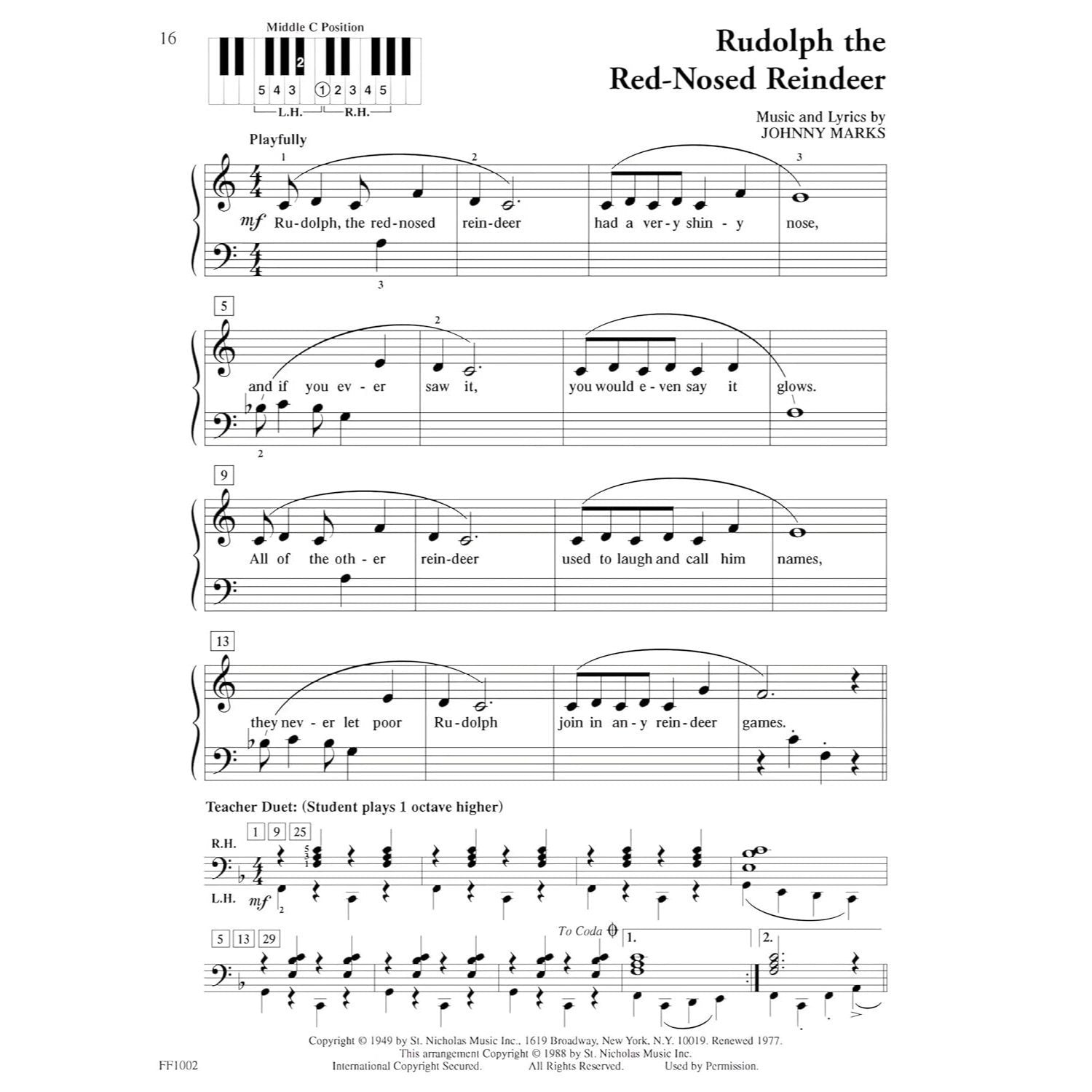 Playtime Piano: Christmas Level 1 Beginner Holiday Sheet Music for Kids Early Elementary Piano Songbook with Popular Carols and Christmas Classics Fab (Other)
                       , (Other)