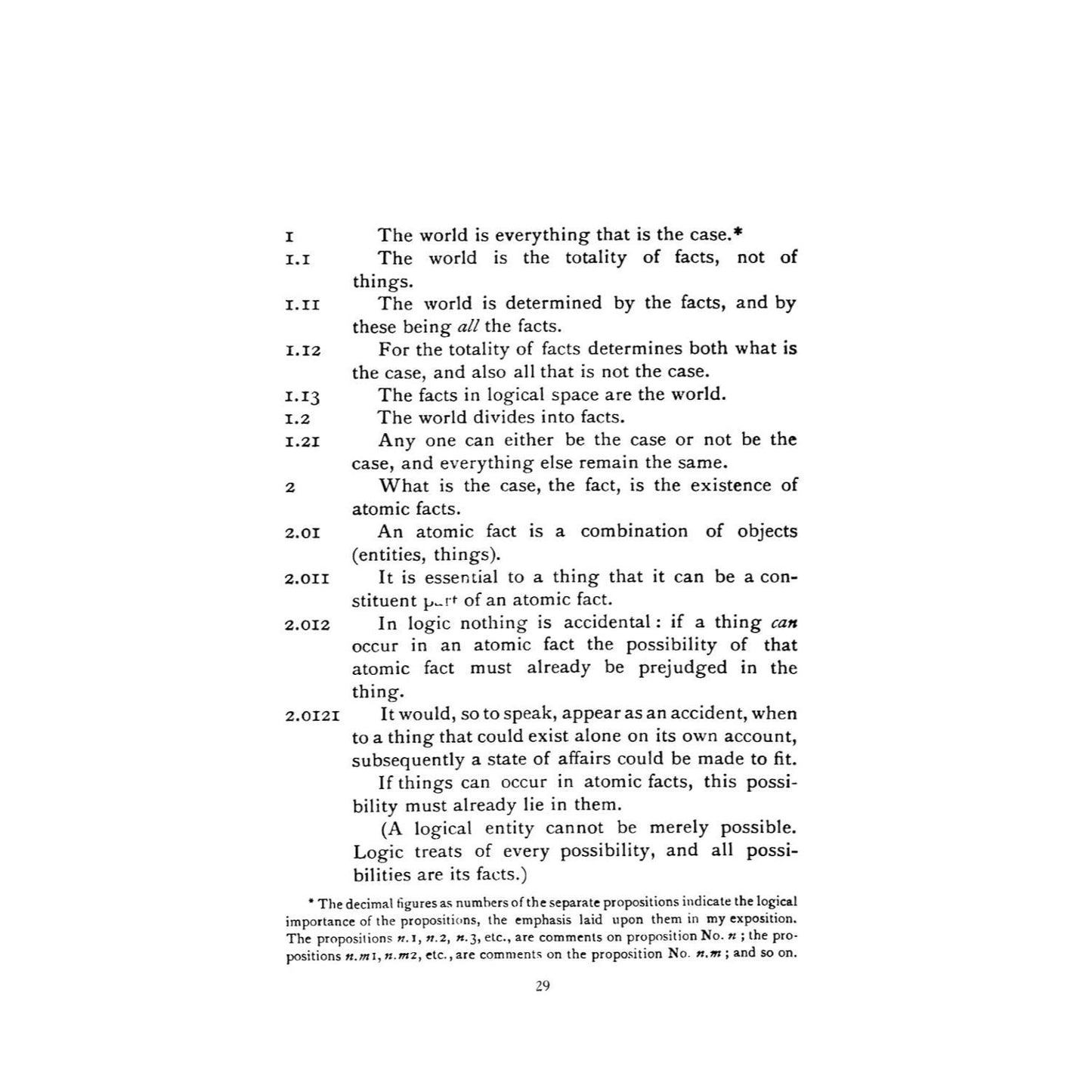 Tractatus Logico-Philosophicus