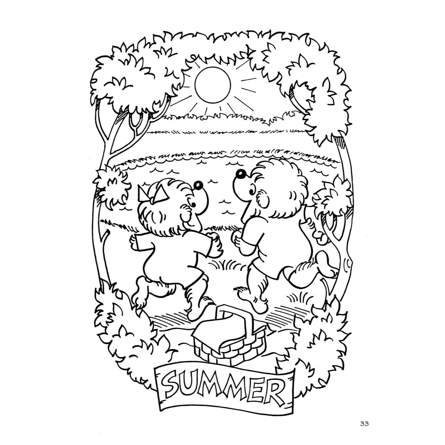 The Berenstain Bears' Giant Coloring and Activity Book