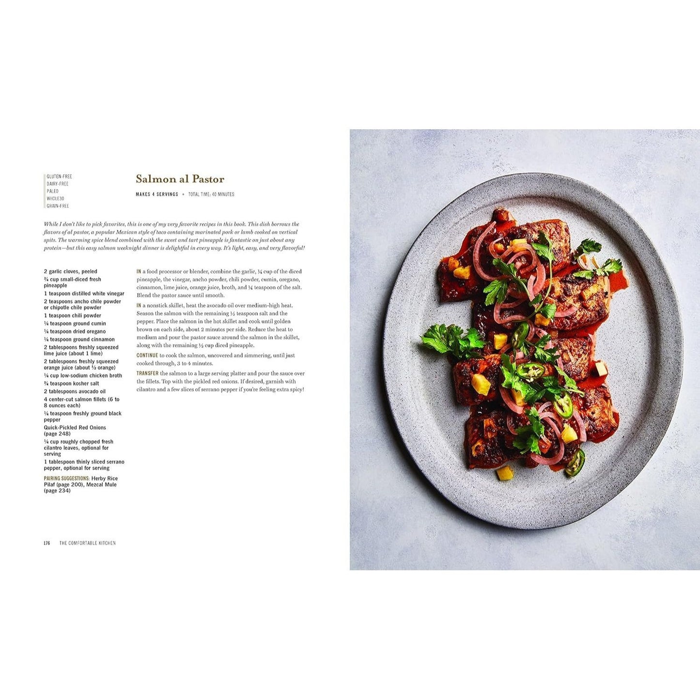 The Comfortable Kitchen: 105 Laid-Back, Healthy, and Wholesome Recipes (Defined Dish Book) (Spiral Bound)